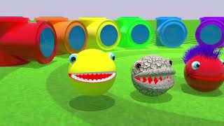 Toy Kid Pacman All Variation Transformed Into Wild Animals Pac Mutant, Pac Man Videos For Kids B