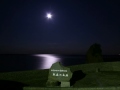満月の夜の立石公園