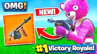 New Fortnite Drum Gun Gameplay - Fortnite Battle Royale