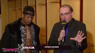 Caprice Coleman’s promo before QPW king of the ladders title match