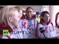 Russia: Home team athletes arrive in Sochi