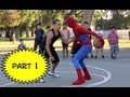Spiderman Plays Basketball.... Amazing Spiderman 2