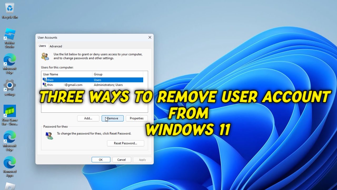 Three ways to remove user account from Windows 11 (quick Three ways to remove user account from Windows 11 (quick