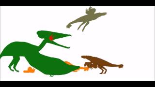 Entry To Giganotosaurus Productions Contest - Tupuxaura Vs Microraptor