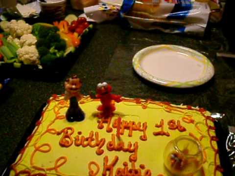 Katie's 1st Year Birthday Cake