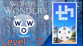 Words Of Wonders Level 21