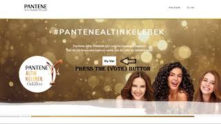 How to vote in Pantene Altin Kelebek?