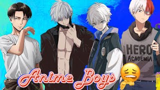 Handsome Anime Boys 『Edit』🥵 ~ make it jump and sweat
