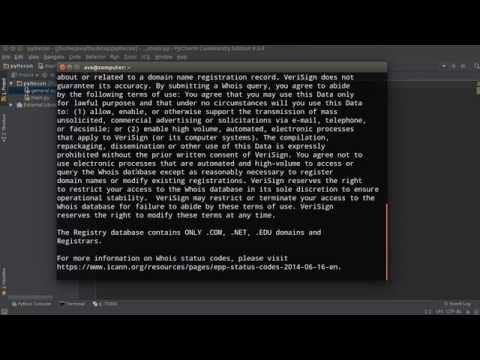 Python Website Scanner Tutorial - 2 - Top Level Domain Name