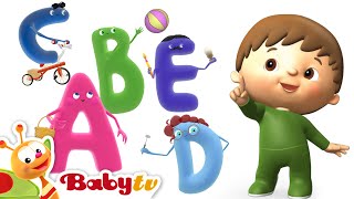 ABC Song | Letters with Charlie | Nursery Rhymes & Kids Songs 🎵 | @BabyTV