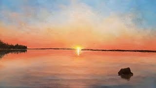 Clear Water Lake Sunset 5