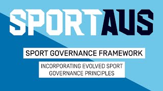 Evolved Sport Governance Principles 2020