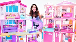 Barbie Dream House evinde otel yaptık! Sevcan'ın oteli ile seçkin bölümler! Kız 