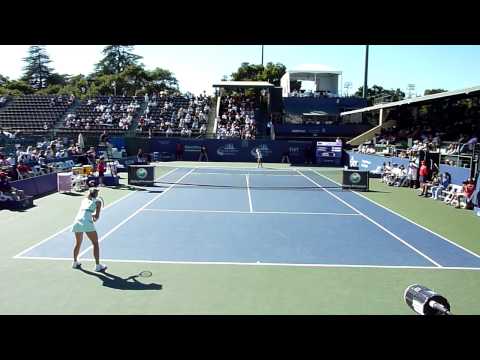 Bank Of The West Classic at Stanford 2010 マリア シャラポワ vs Olga Govortsova テニス HD 720p