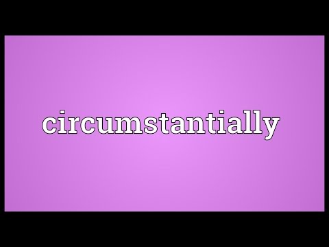 Header of circumstantially