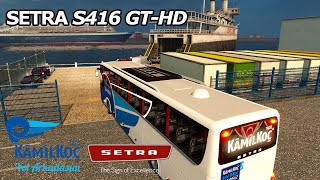 Euro Truck Simulator 2 Setra S416 Gt-Hd Türk Otobüs Modu