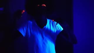 Guy with funny Talent (Neon Eyebrows)