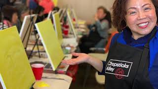 CHOPSTICKS ALLEY ART CYNTHIA CAO ART CLASS MARCH 2019