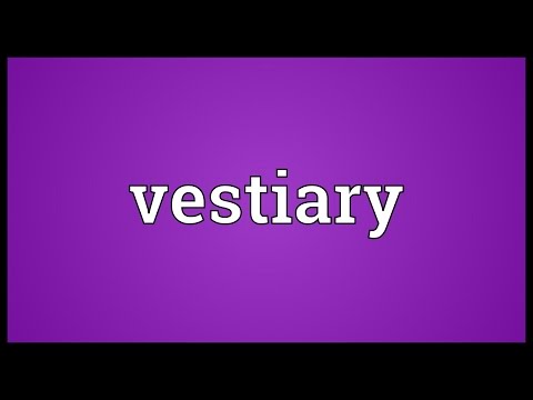 Header of vestiary