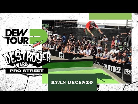 Ryan Decenzo Men's Pro Street Zumiez Destroyer Award | Dew Tour Long Beach 2018