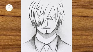 How To Draw Sanji - [One Piece] Step By Step || How To Draw Anime || Easy Drawing For Beginners