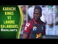 Match 12: Karachi Kings vs Lahore Qalandars - Highlights