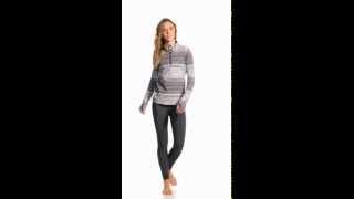 Asics Womens Thermostripe 12 Zip Running Ls Swimoutlet