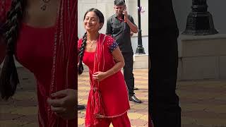 Shruti Bhist Spotted At Iskcon Temple