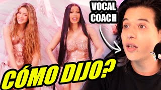 Shakira, Cardi B - Puntería  | Reaccion Vocal Coach | Ema Arias