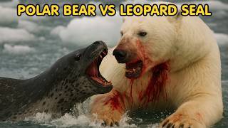 When A Polar Bear Meets The Most Vicious Leopard Seal