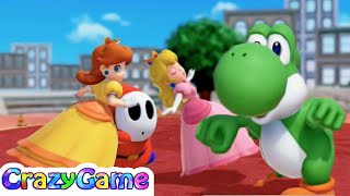 Super Mario Party Square Off - Yoshi V Shy Guy V Daisy V Peach Crazygaminghub