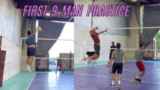 First 9 Man Practice Of 2021 Hitting Lines