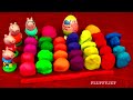 30 Surprise Eggs PEPPA PIG Play Doh Spongebob Despicable Me 2 Disney Cars Toys Super Mario Playdough