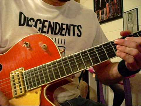 Brian setzer pin striped guitar