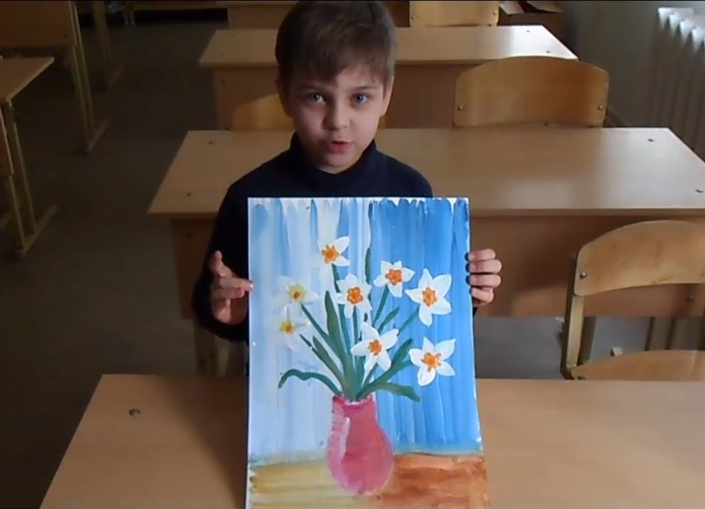 Рисование с детьми 4-5 лет мастер класс