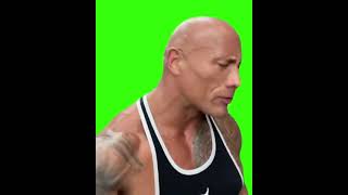 The Rock Eyebrow Raise (Green Screen) meme tela verde 