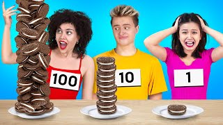 100 Kat Yi̇yecek Meydan Okumasi 123 Go D Devasa Yiyecekler Ve Ekstrem Meydan Okuma