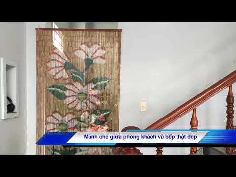 mành trúc phong thuỷ trang trí che cửa thông phòng ở Đà Nẵng