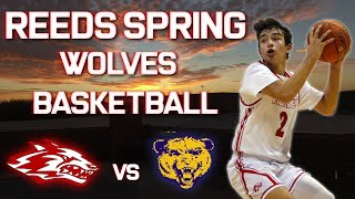 Reeds Spring Wolves Basketball vs Monett Cubs 2-22-21