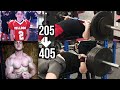 205 LBS - 405 LBS BENCH PRESS TRANSFORMATION | 17-19 YEARS OLD