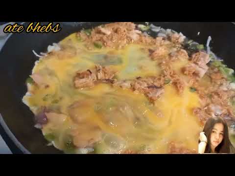 TUNA WITH EGG EASY AND QUICK RECIPE