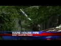 10 people, several animals forced out in Ware fire