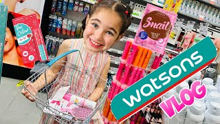 WATSONS ALIŞVERİŞİ YAPTIK BAKIN ELİF SİNEM NELER ALDI NELER ??