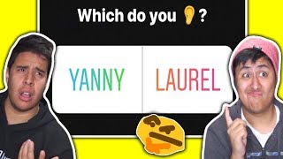 Do You Hear "Yanny" or "Laurel"?