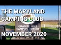Maryland Camping Club November Rally at Granite Hill Campground in Gettysburg, PA
