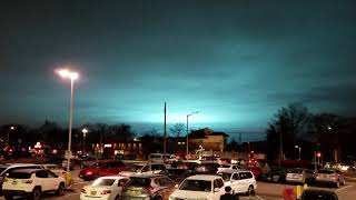 Final seconds of the Blue lights over NYC - possible transformer explosion 12-27-18