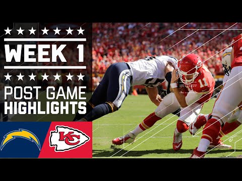 Chargers Vs Chiefs Nfl Week 1 Game Highlights Chargers Vs Chiefs Nfl Week 1 Game Highlights