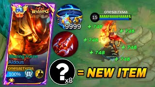 Global Aldous Instant Kill Full Unlimited True Damage Build 2025 Must Try This Op Build
