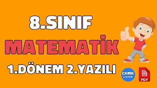 8.Sınıf Matematik 1.Dönem 2.Yazılı Örnek Soruları Ve Cevapları Yeni