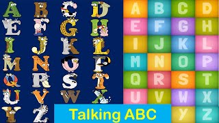Talking Abc With Alphabetimals A-Z Alphabet Animals Abc Animal Alphabet Learn English Alphabet